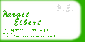 margit elbert business card